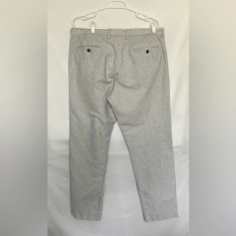 J. Crew Gray Slim-Fit Dress Pants